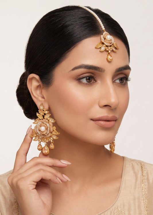 Tanzila Heritage Earring Tikka