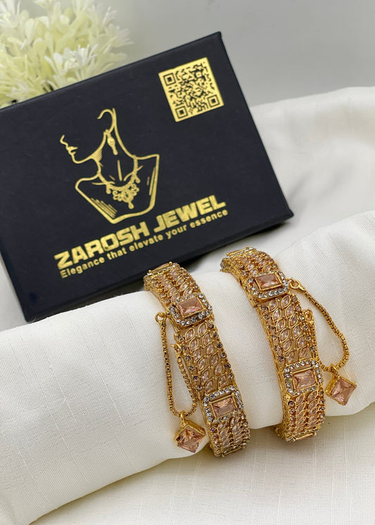 Aiman Openable Bangles by Zarosh Jewel