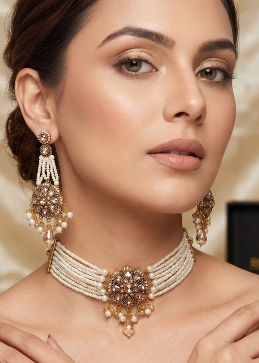 Antique Choker Set by Zarosh Jewel