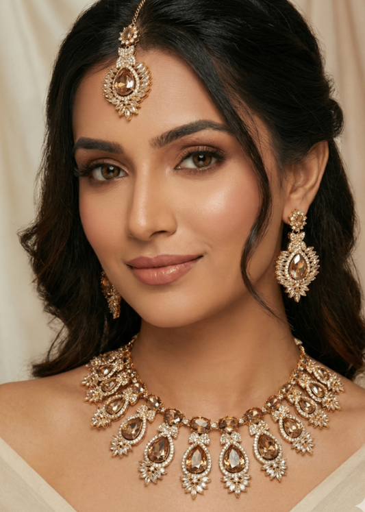 Aria Necklace Set by Zarosh Jewel