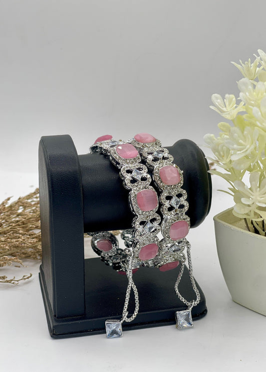 Aurelia Frost Bangles Openable by Zarosh Jewel