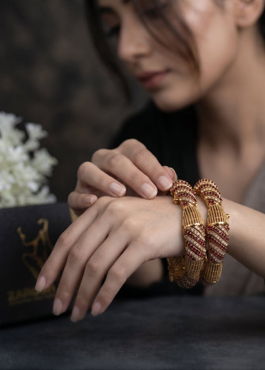 Bangles - 1005 Openable by Zarosh Jewel