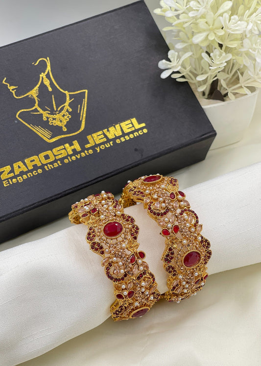 Bangles - 2027 Openable by Zarosh Jewel
