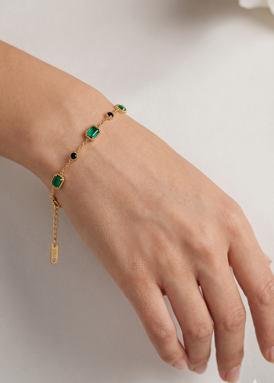Bilquis Gold Bracelet by Zarosh Jewel