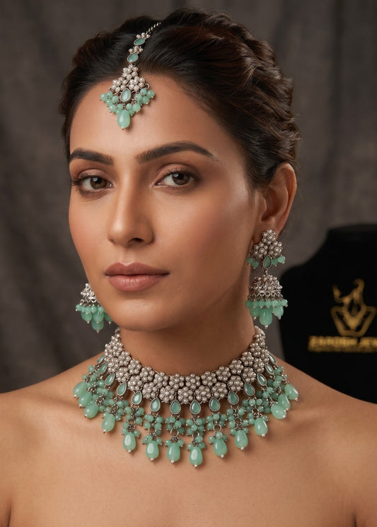 Eden Necklace Set by Zarosh Jewel