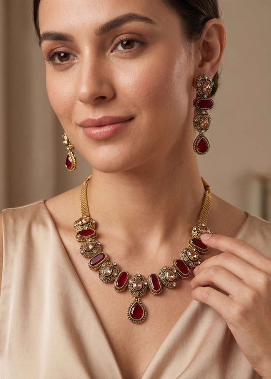 Fawziya Set by Zarosh Jewel