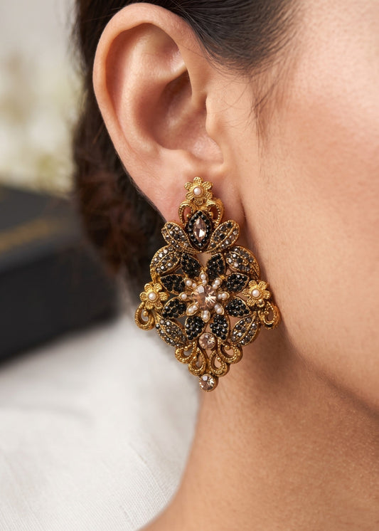 Ghania Premium Earring by Zarosh Jewel