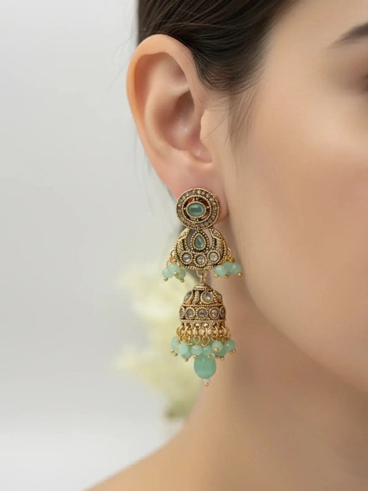 Sitara Floral Drops | ZAROSH JEWEL