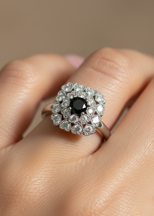 Gulsher Floral Ring by Zarosh Jewel