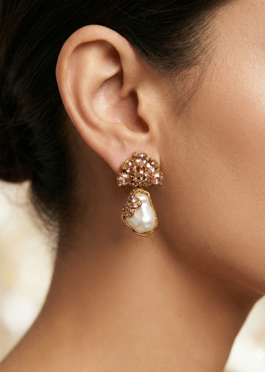 Hina Sahara Earrings by Zarosh Jewel