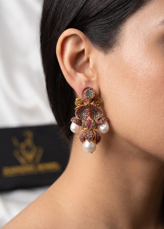 Janan Earrings by Zarosh Jewel
