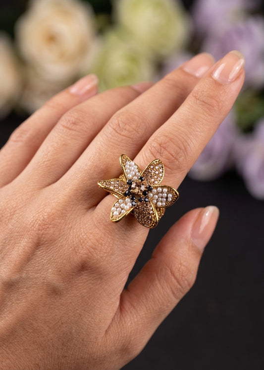 Laleh Traditional Ring by Zarosh Jewel