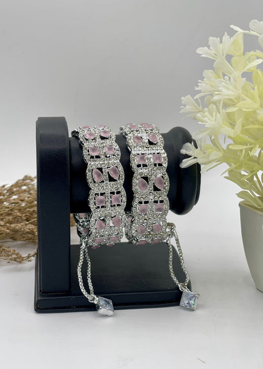 Luxe Radiant Bangles Openable by Zarosh Jewel