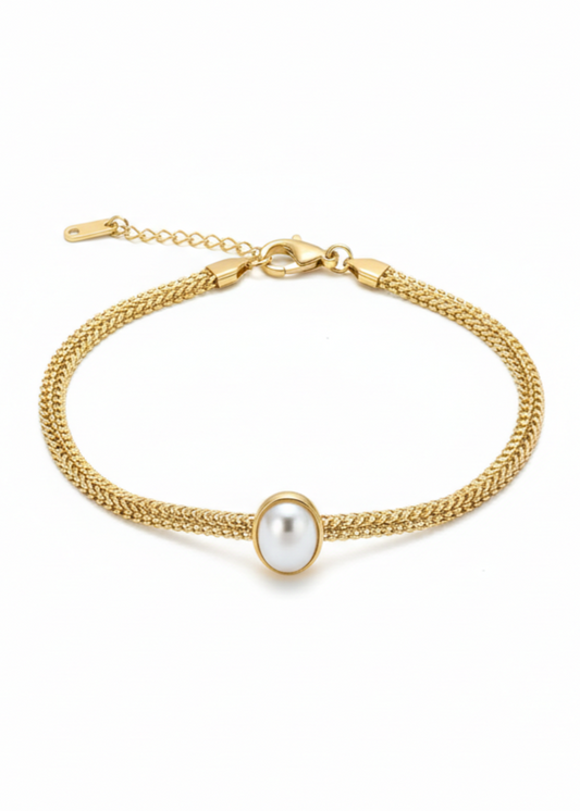 Moti Mesh Bracelet by Zarosh Jewel