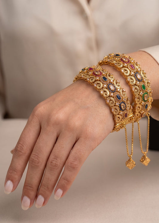 Nawal Zircon Karas by Zarosh Jewel