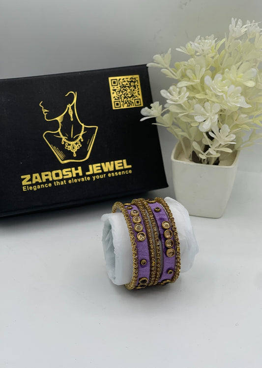 Noorie Kids Bangle Set by Zarosh Jewel