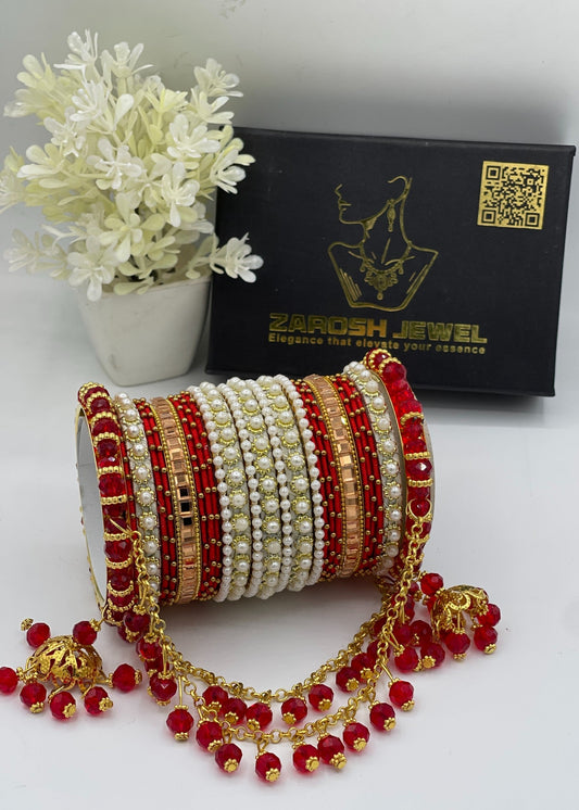 Parisa Bangle Set by Zarosh Jewel