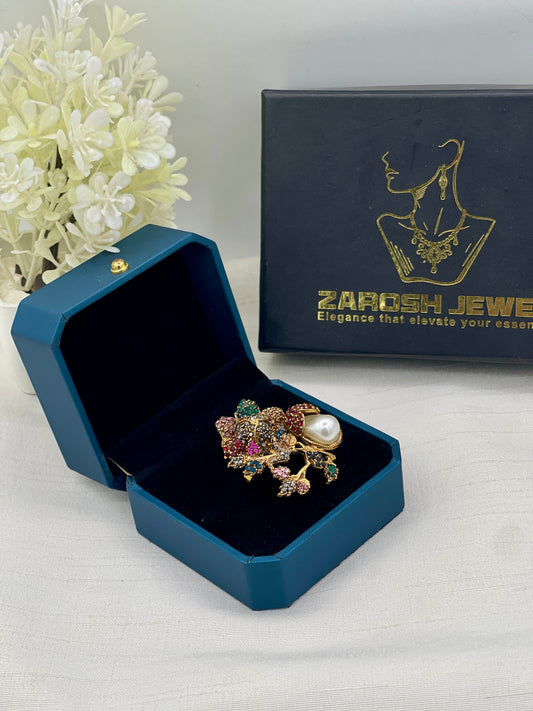 Ruqaiyya Elegant Ring by Zarosh Jewel