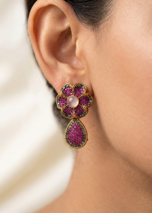 Sabira Earrings by Zarosh Jewel