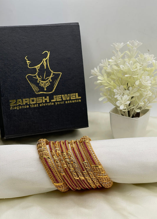 Sania Bangles by Zarosh Jewel