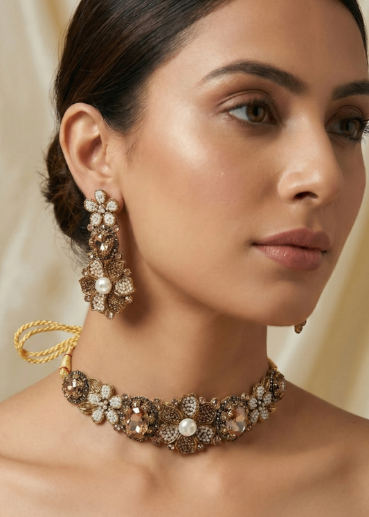Sara Choker Set by Zarosh Jewel