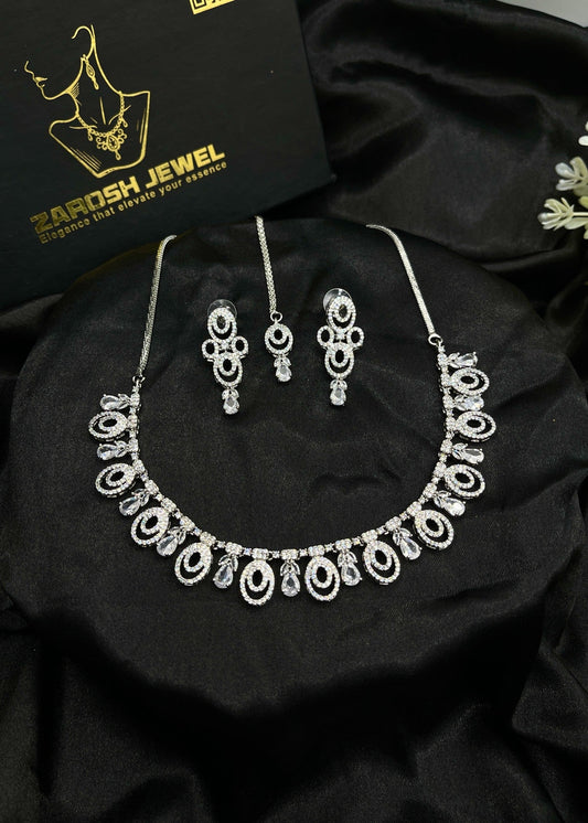 Shibba Necklace Set by Zarosh Jewel