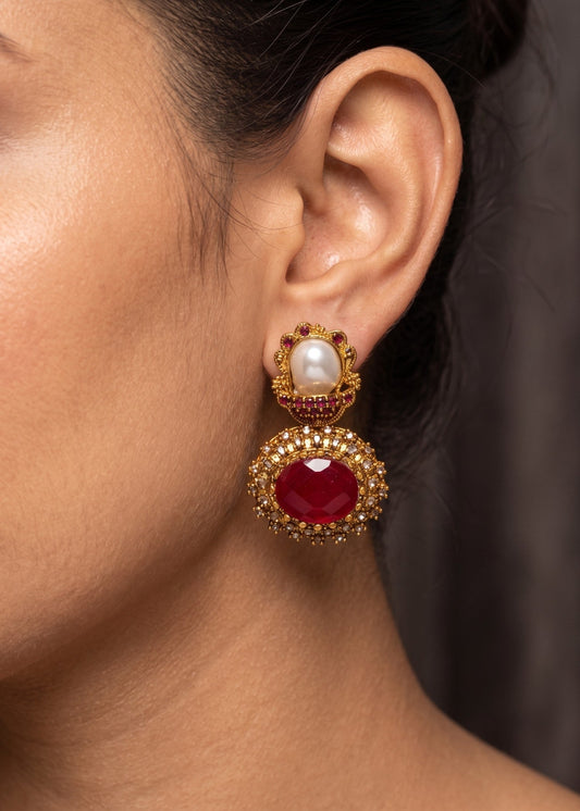 Tasneem Earrings by Zarosh Jewel