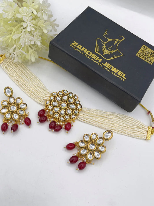 The Elara Kundan Choker Set