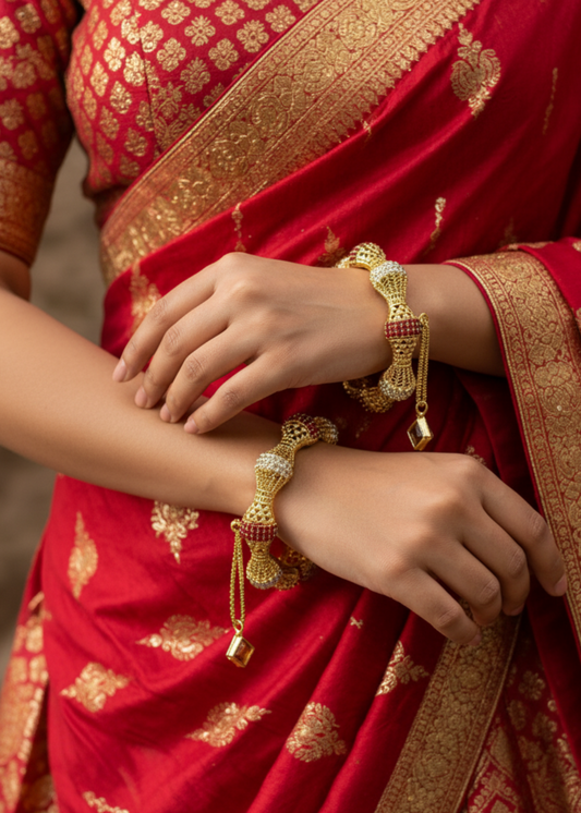 Zarmina Bangles Openable by Zarosh Jewel