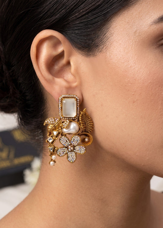 Ziva Heritage Earring by Zarosh Jewel