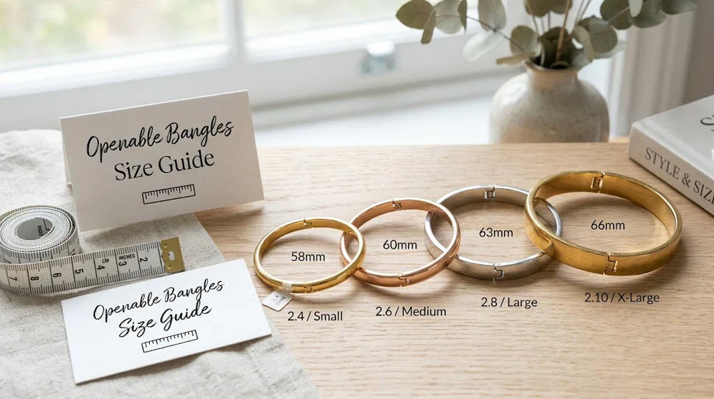 Openable Bangles Size Guide