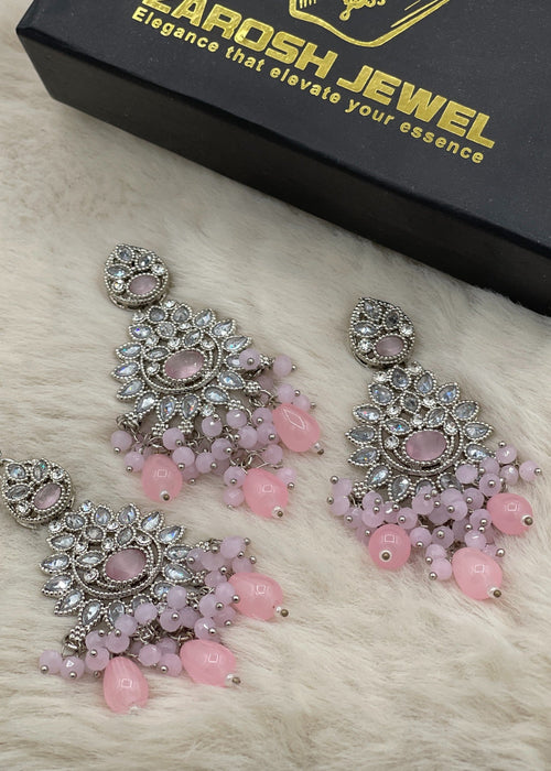 Zeba Kundan Earring & Tikka | ZAROSH JEWEL