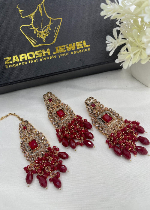 Isabella Earrings Tikka | ZAROSH JEWEL