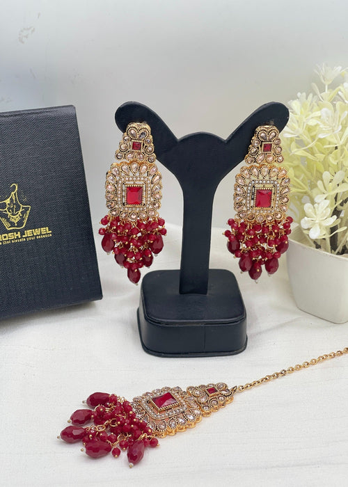 Isabella Earrings Tikka | ZAROSH JEWEL