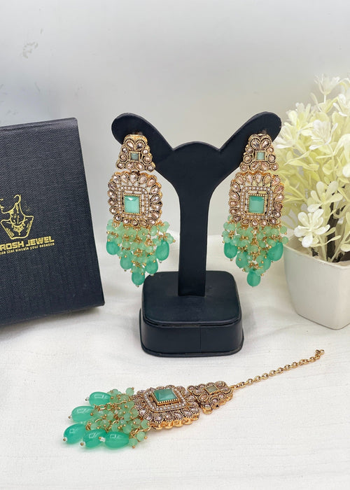 Isabella Earrings Tikka | ZAROSH JEWEL