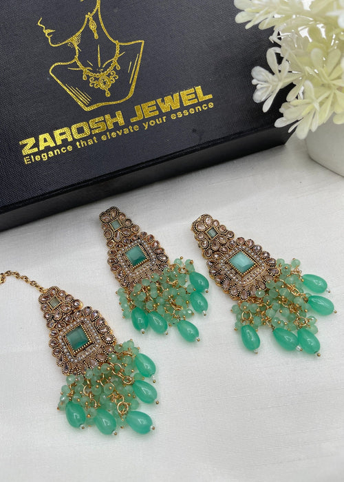 Isabella Earrings Tikka | ZAROSH JEWEL