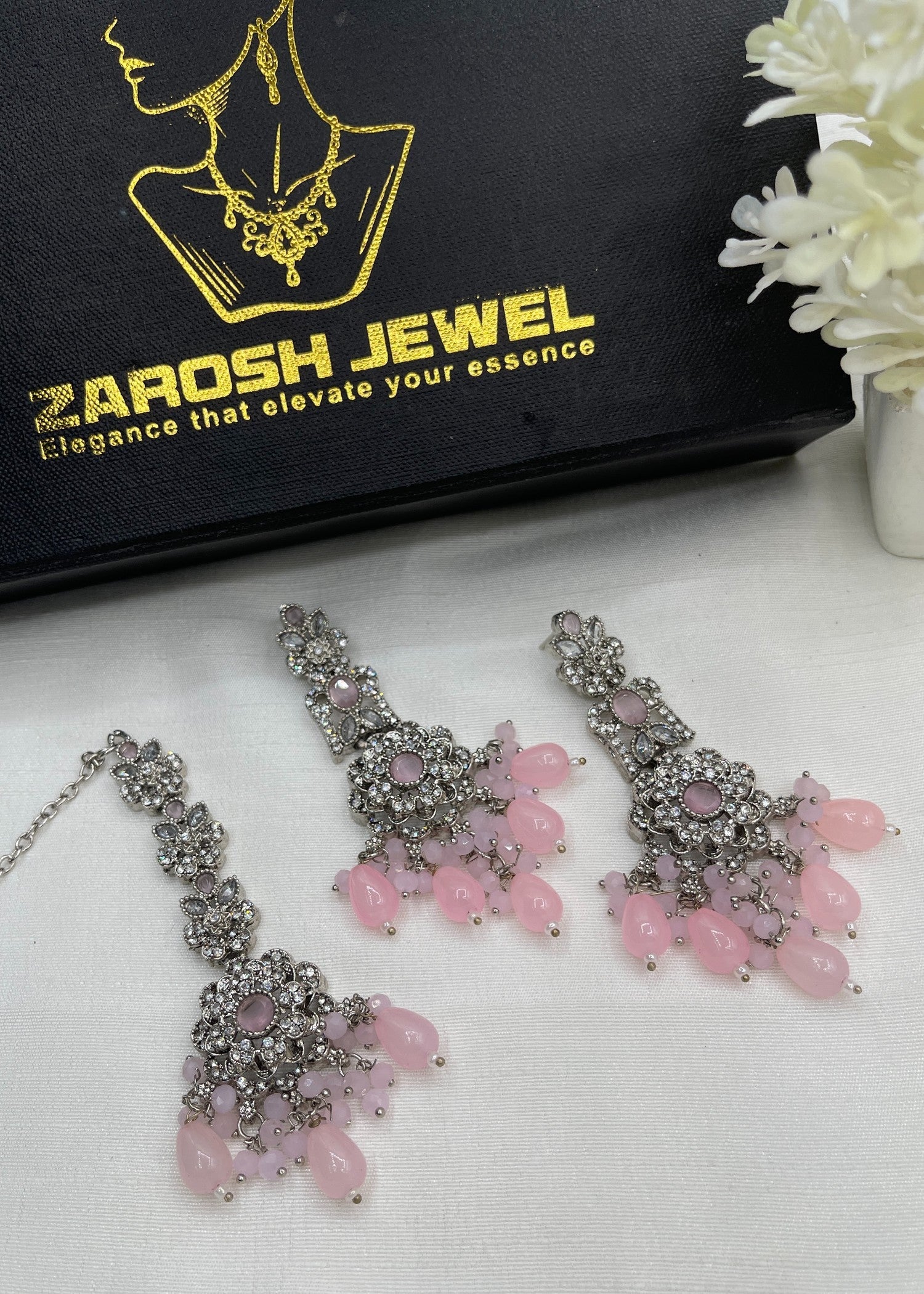 Sophia Earrings Tikka | ZAROSH JEWEL