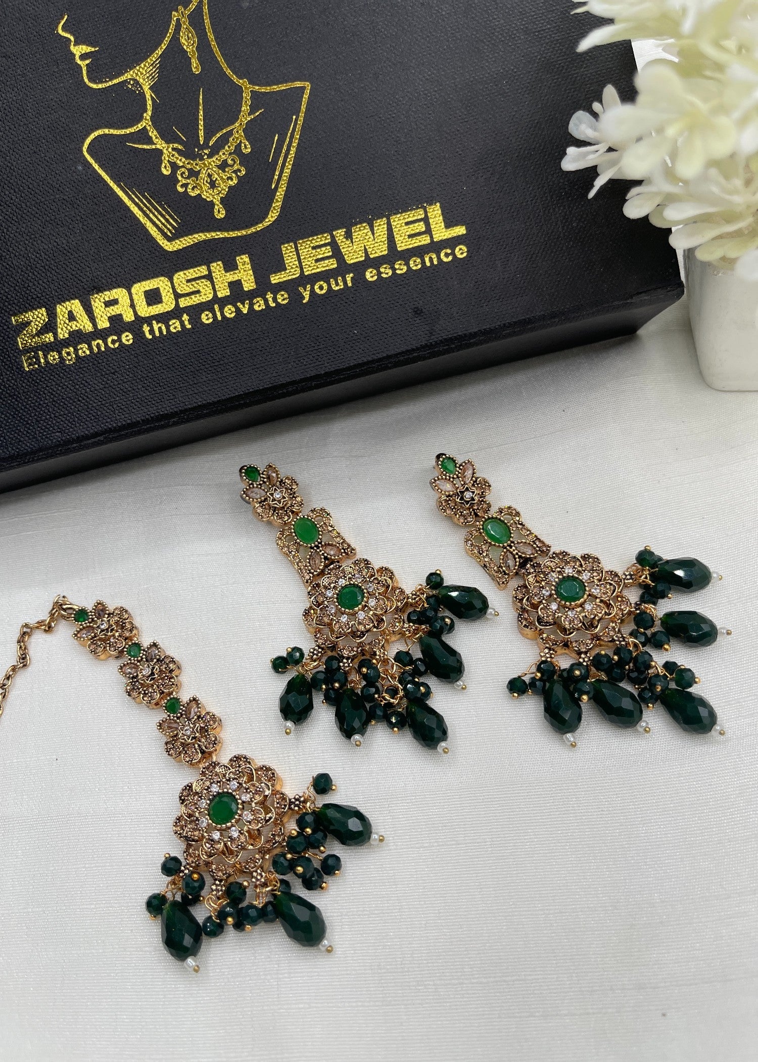 Sophia Earrings Tikka | ZAROSH JEWEL