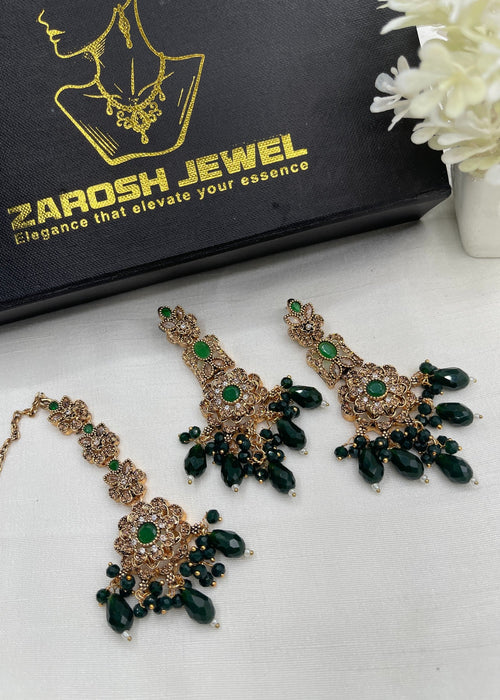 Sophia Earrings Tikka | ZAROSH JEWEL
