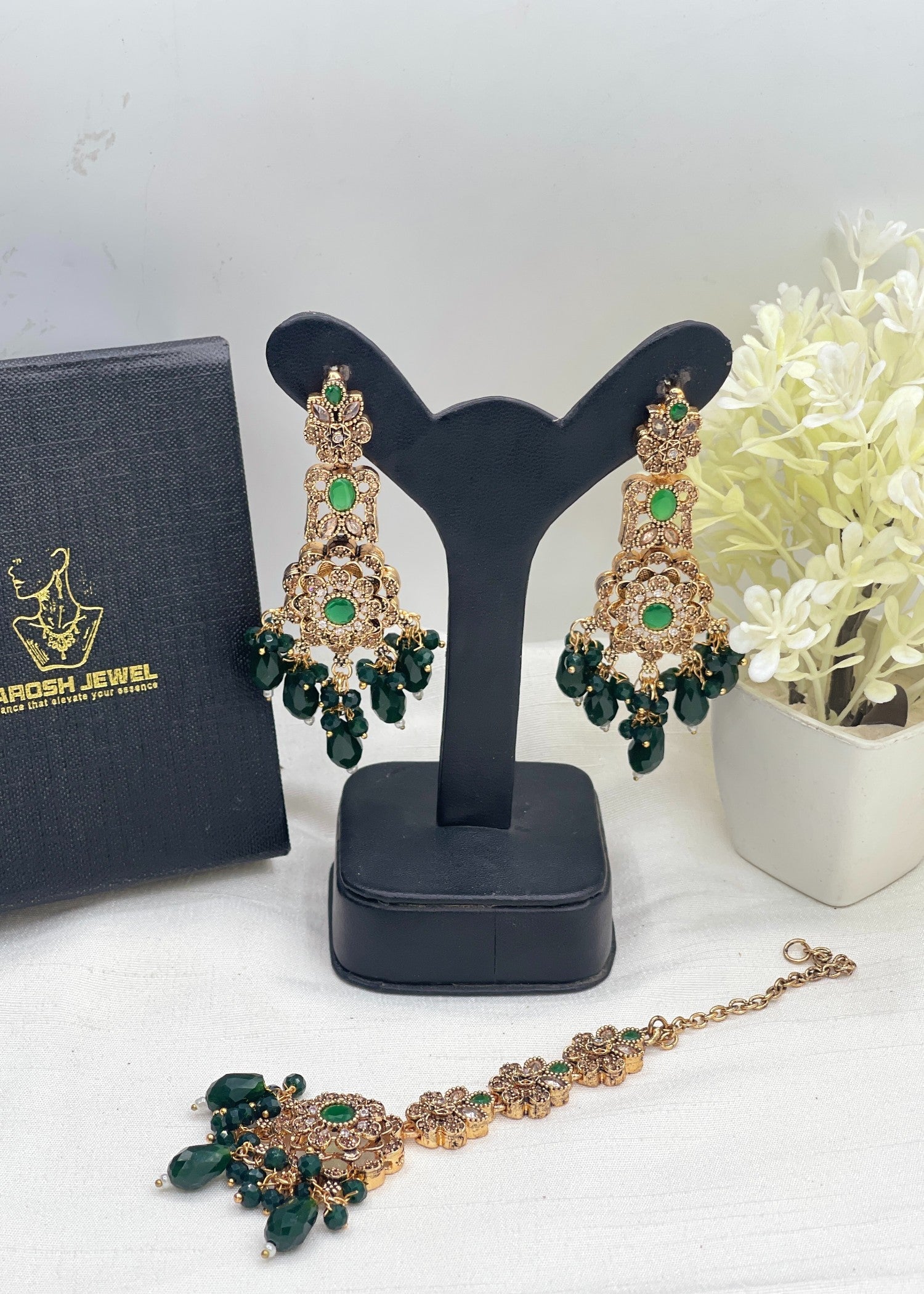 Sophia Earrings Tikka | ZAROSH JEWEL