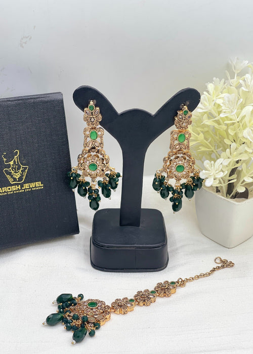 Sophia Earrings Tikka | ZAROSH JEWEL