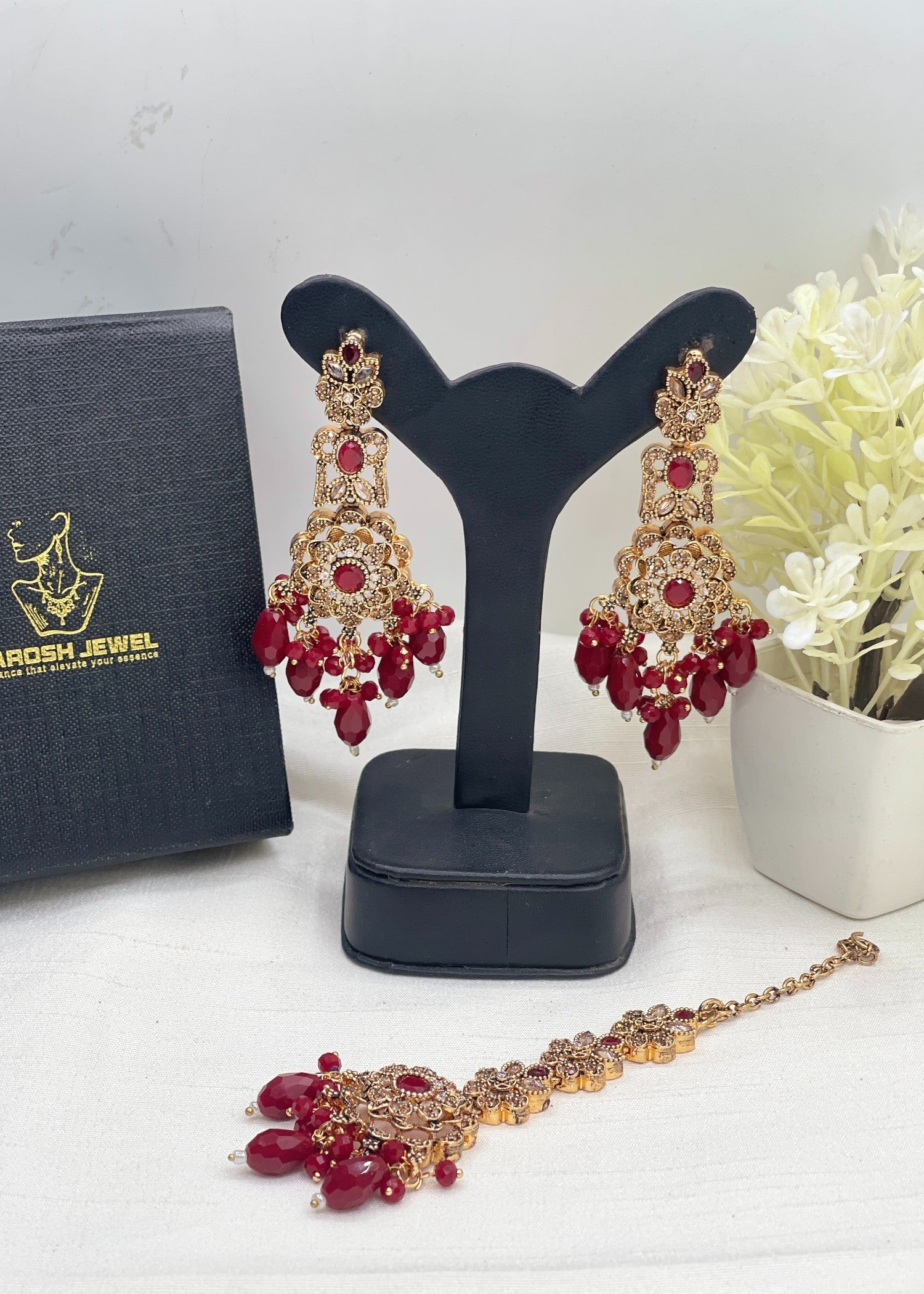 Sophia Earrings Tikka | ZAROSH JEWEL