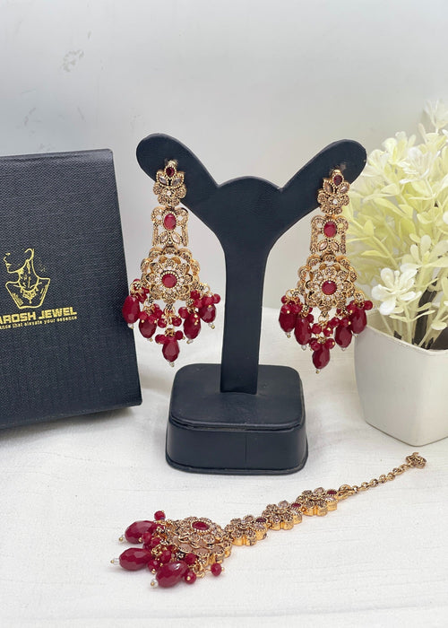 Sophia Earrings Tikka | ZAROSH JEWEL