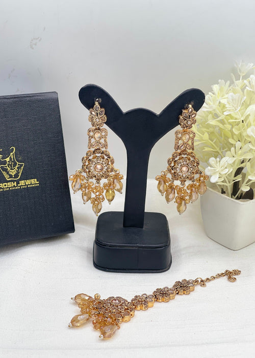 Sophia Earrings Tikka | ZAROSH JEWEL