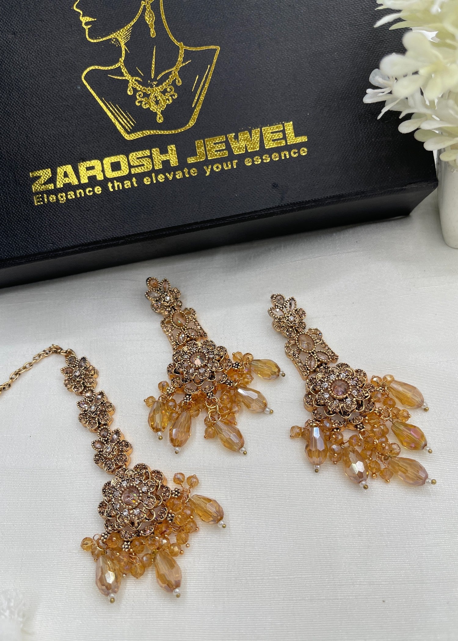 Sophia Earrings Tikka | ZAROSH JEWEL