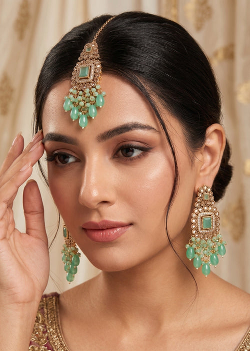 Isabella Earrings Tikka | ZAROSH JEWEL