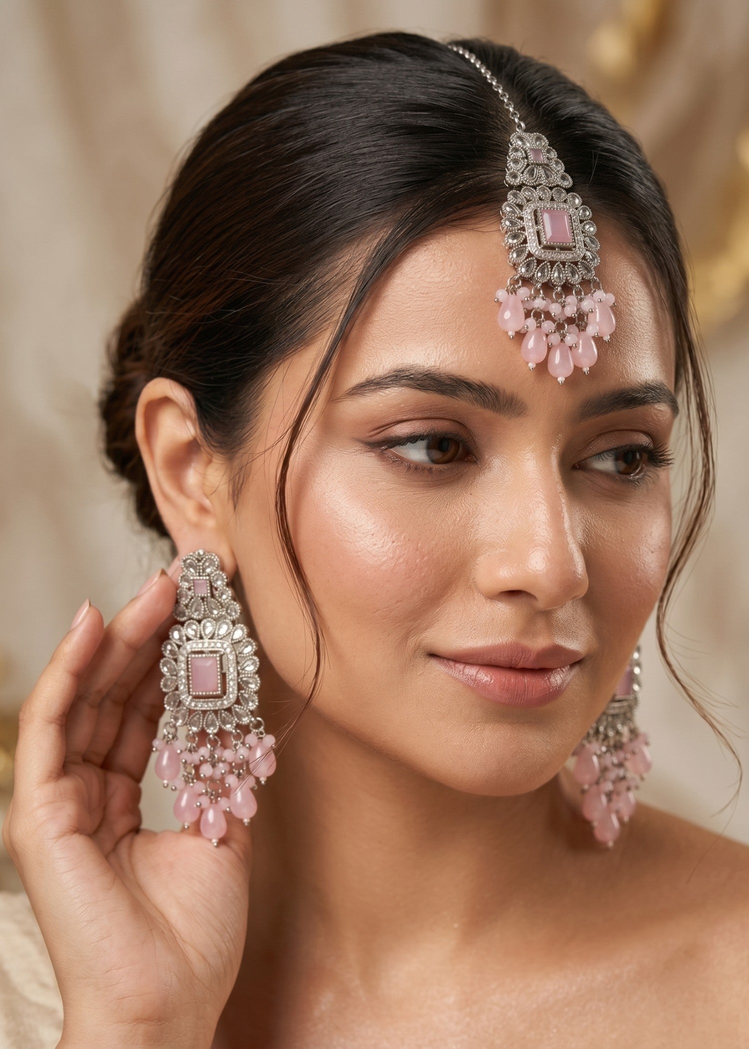 Isabella Earrings Tikka | ZAROSH JEWEL