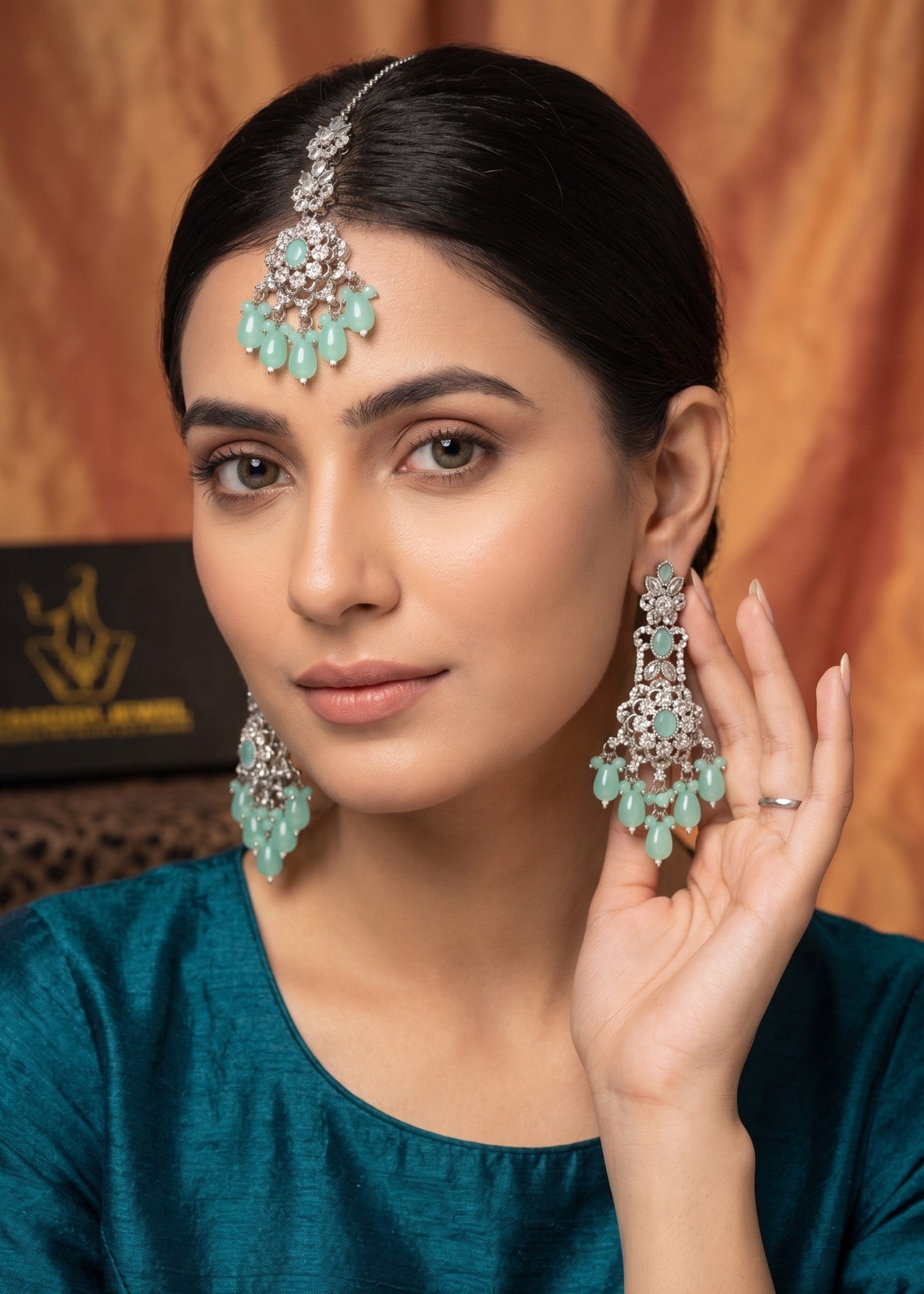 Sophia Earrings Tikka | ZAROSH JEWEL