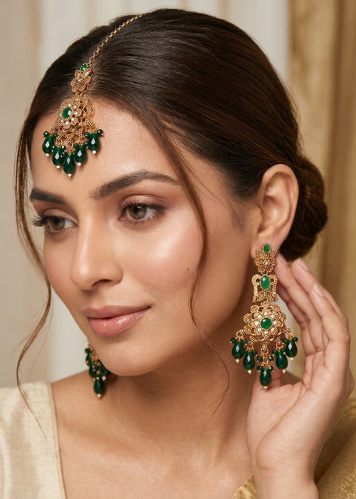 Sophia Earrings Tikka | ZAROSH JEWEL