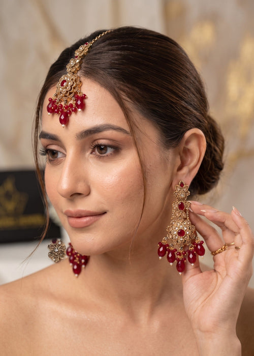 Sophia Earrings Tikka | ZAROSH JEWEL